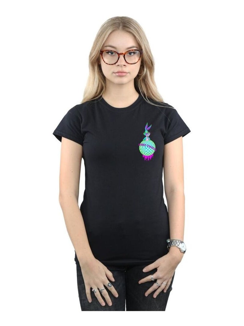 Looney Tunes - T-shirt WABBIT TWOUBLE Noir - Kiabi