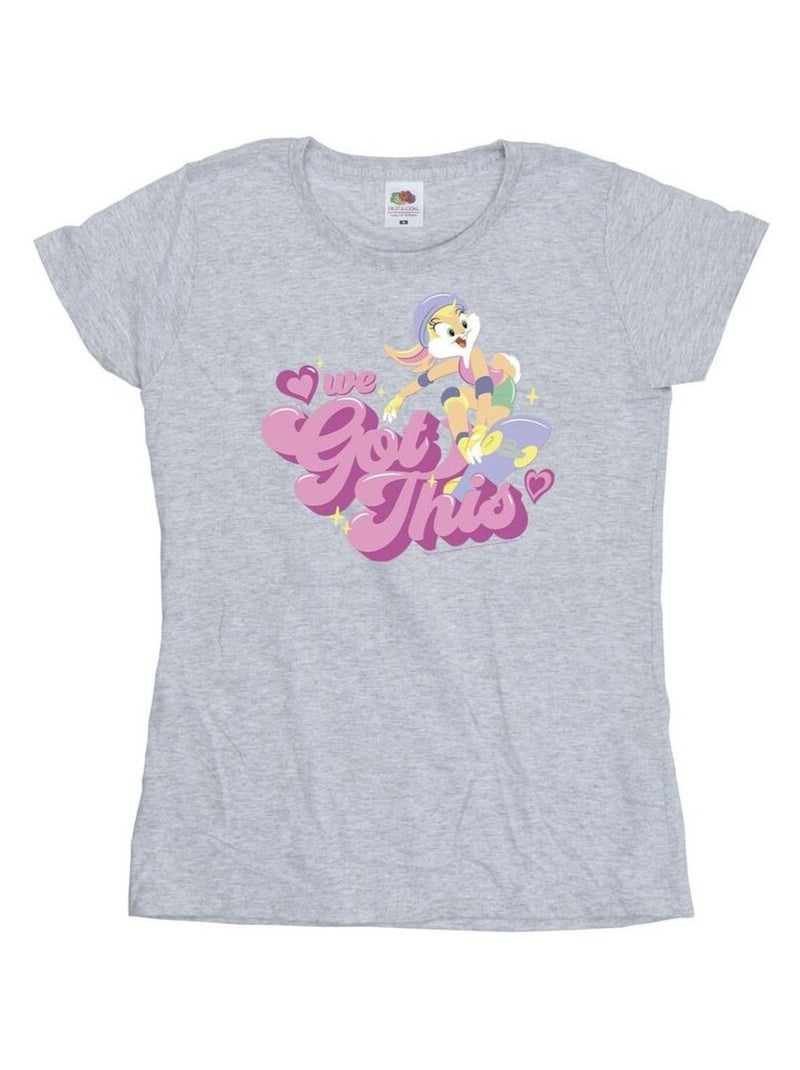Looney Tunes - T-shirt WE GOT THIS Gris chiné - Kiabi