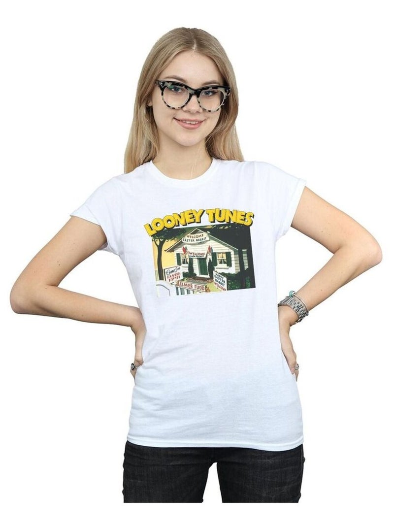 Looney Tunes - T-shirt WELCOME Blanc - Kiabi
