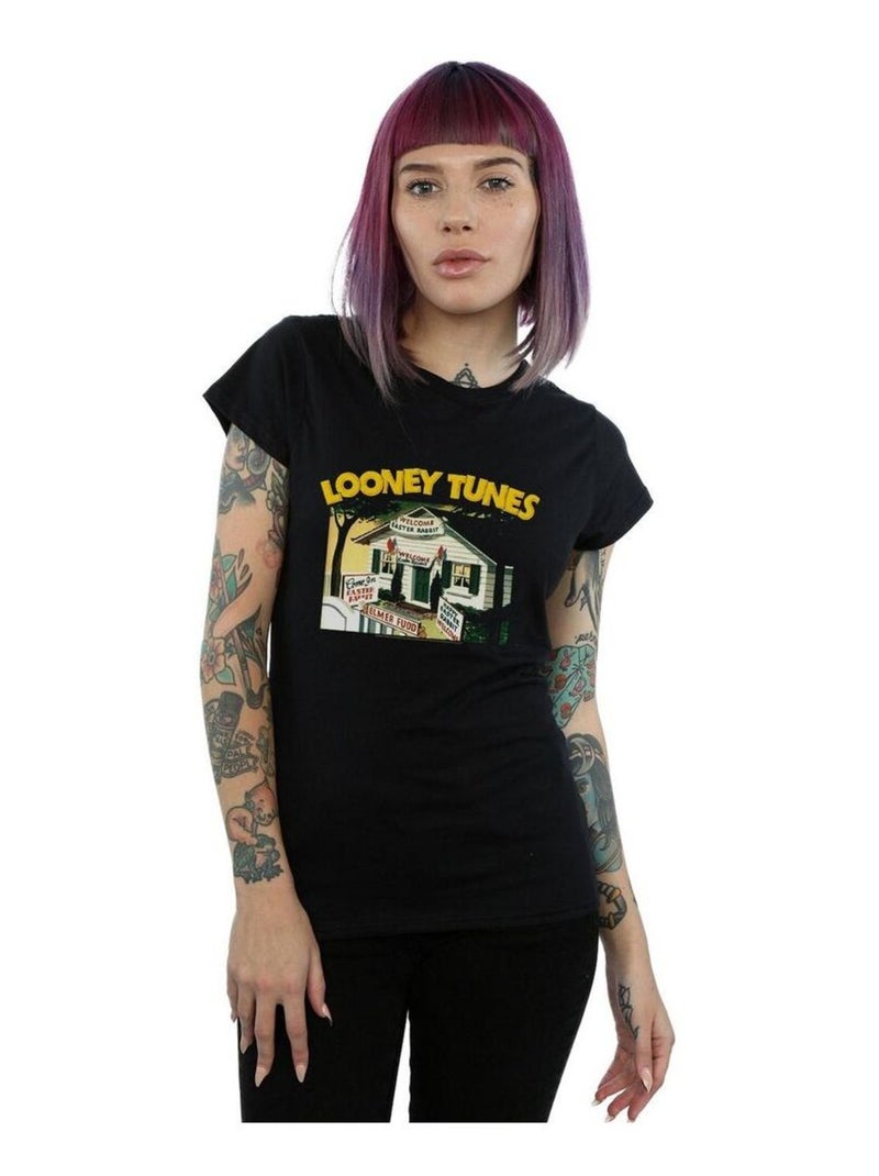 Looney Tunes - T-shirt WELCOME Noir - Kiabi