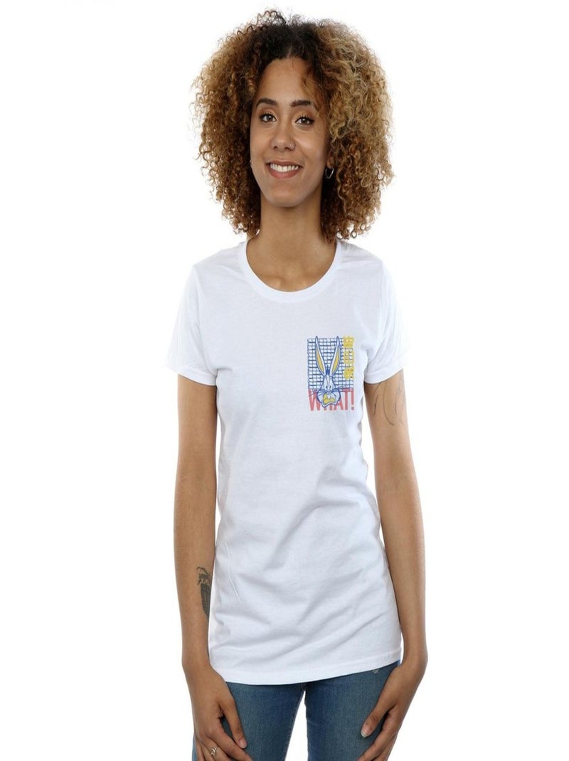 Looney Tunes - T-shirt WHAT Blanc - Kiabi