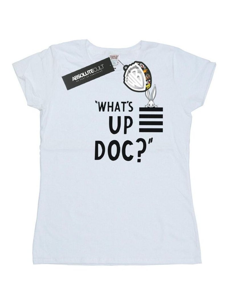 Looney Tunes - T-shirt WHAT'S UP DOC Blanc - Kiabi