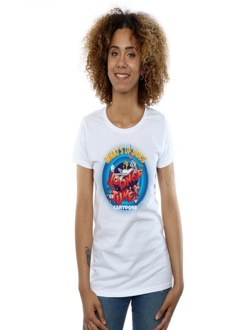 Looney Tunes - T-shirt WHAT'S UP DOC Blanc - Kiabi
