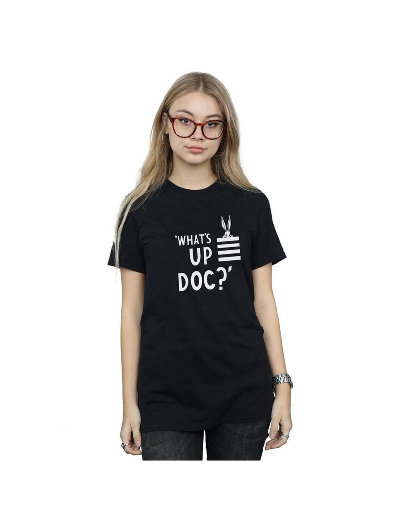 Looney Tunes - T-shirt WHAT'S UP DOC Noir - Kiabi