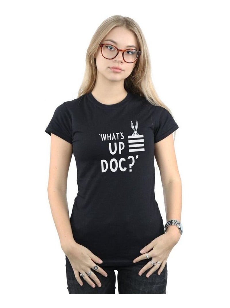 Looney Tunes - T-shirt WHAT'S UP DOC Noir - Kiabi