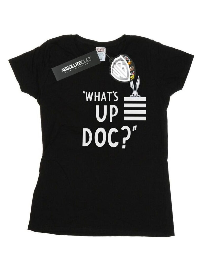 Looney Tunes - T-shirt WHAT'S UP DOC Noir - Kiabi