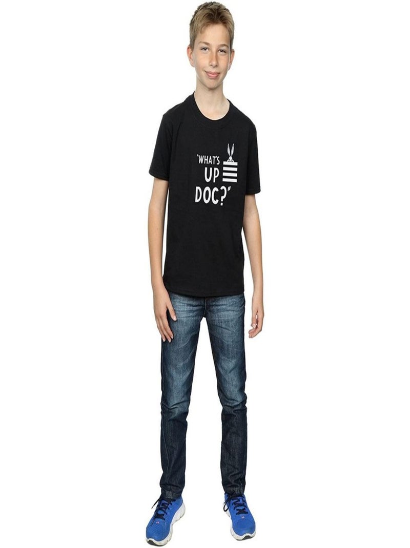 Looney Tunes - T-shirt WHAT´S UP DOC Noir - Kiabi