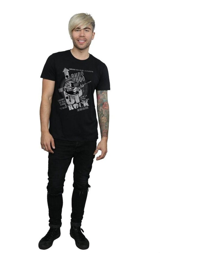 Looney Tunes - T-shirt WHAT'S UP ROCK Noir - Kiabi