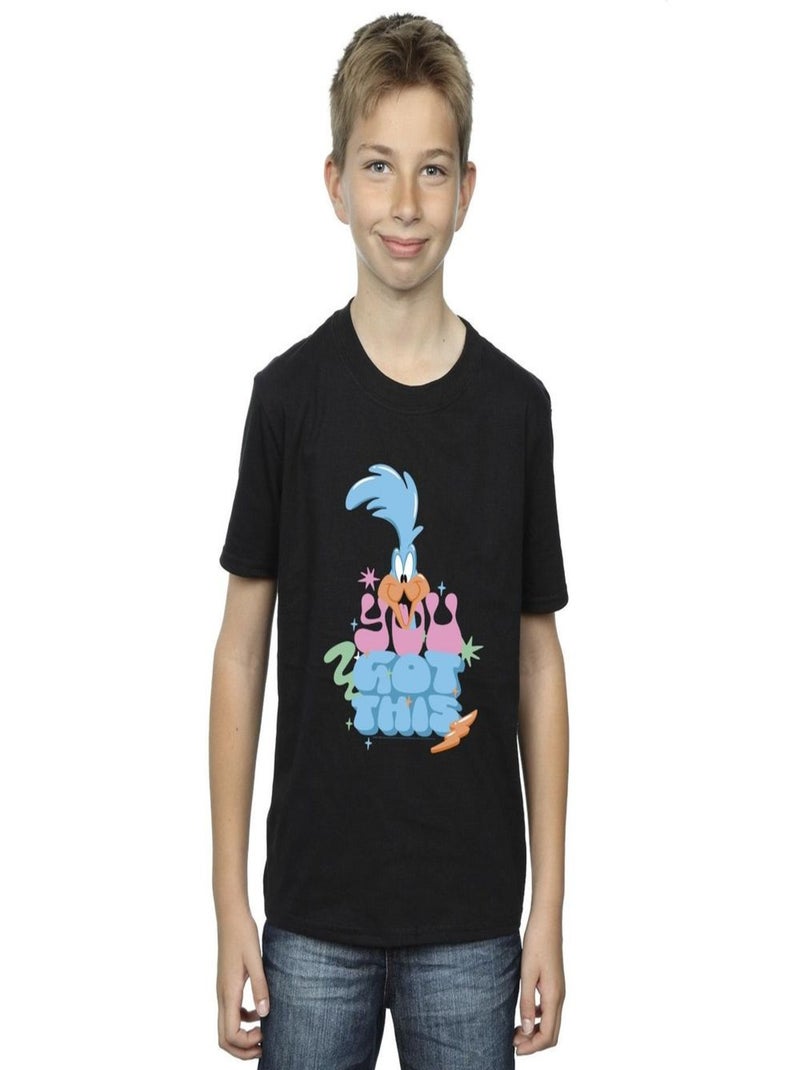 Looney Tunes - T-shirt YOU GOT THIS Noir - Kiabi
