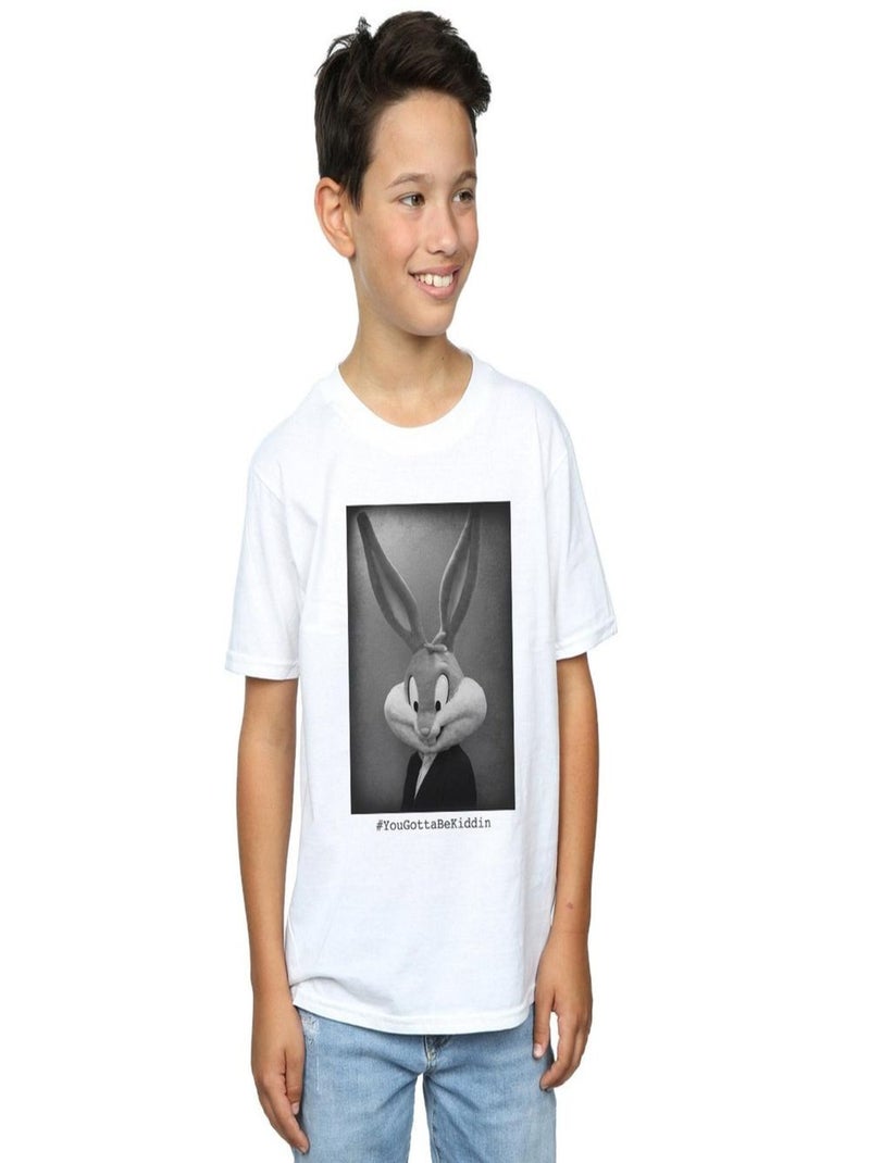 Looney Tunes - T-shirt YOUGOTTABEKIDDIN Blanc - Kiabi