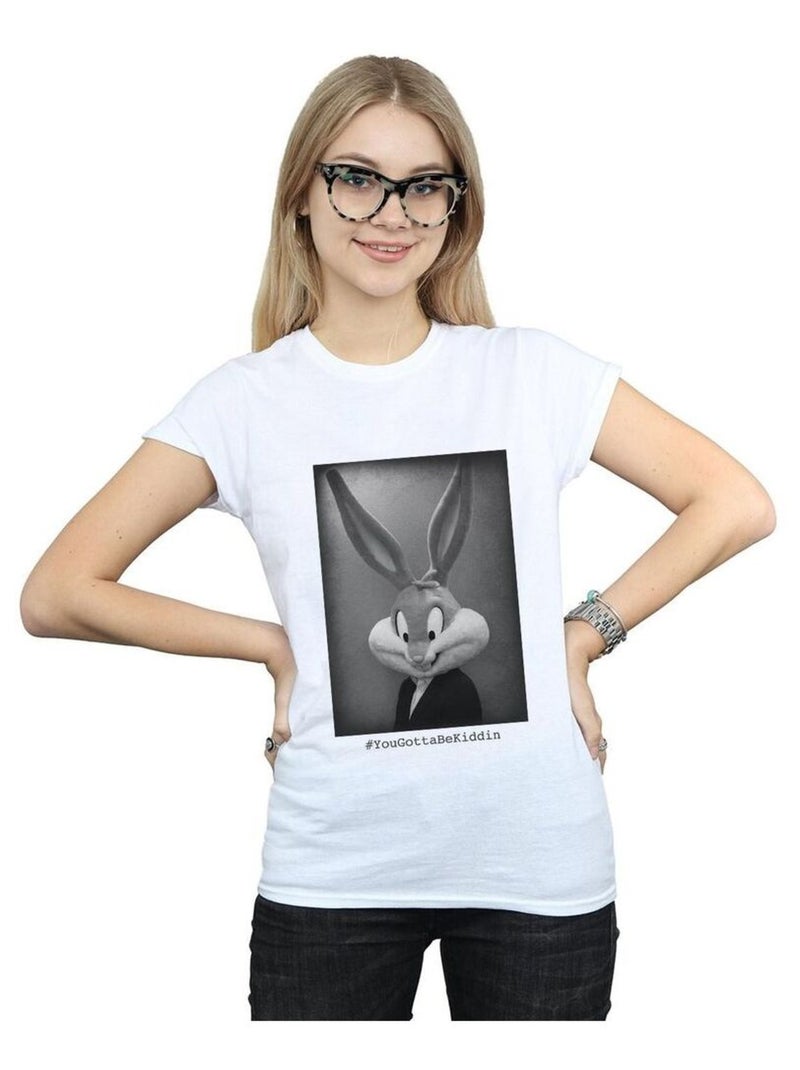 Looney Tunes - T-shirt YOUGOTTABEKIDDIN Blanc - Kiabi