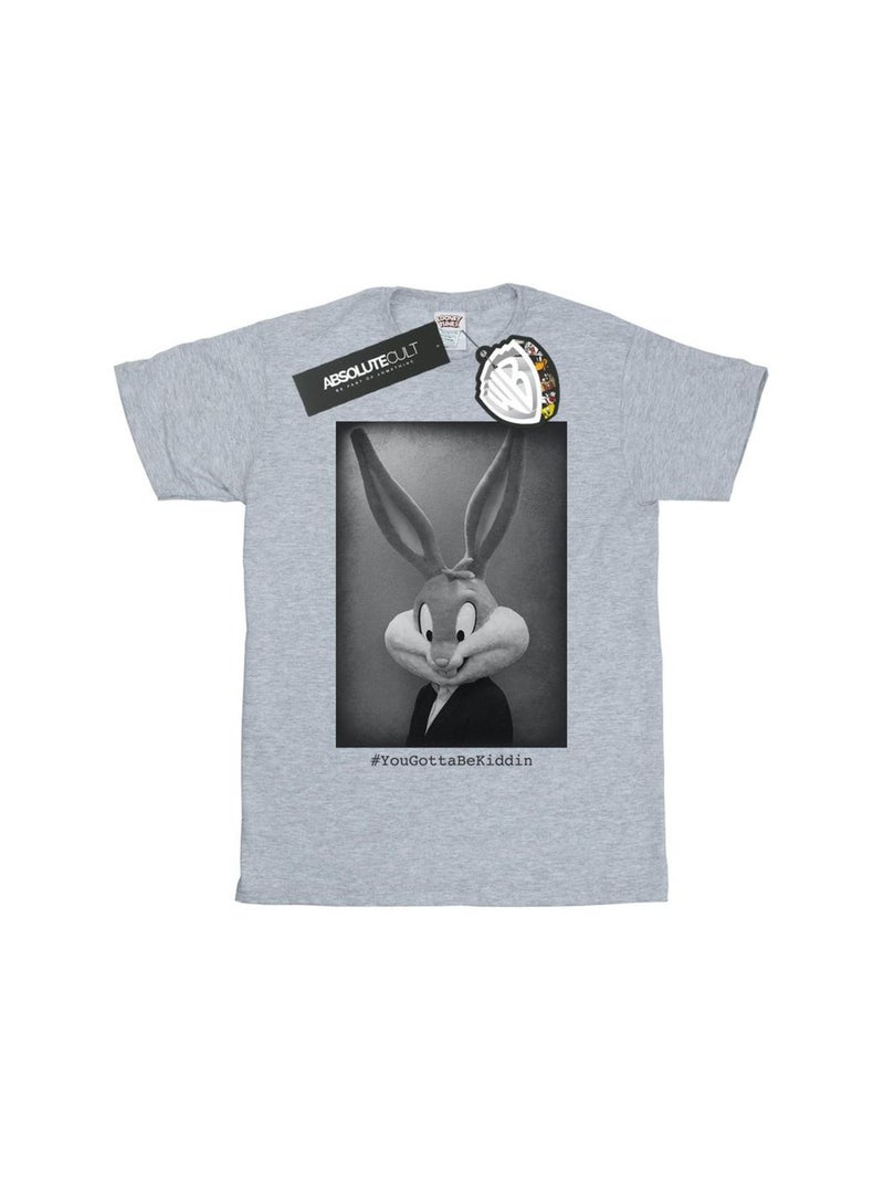 Looney Tunes - T-shirt YOUGOTTABEKIDDIN Gris chiné - Kiabi