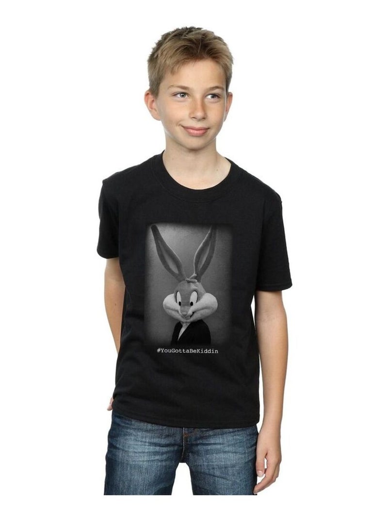 Looney Tunes - T-shirt YOUGOTTABEKIDDIN Noir - Kiabi