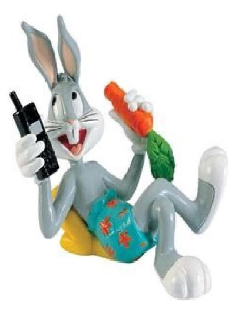 LOONEY TUNES Figurine Bugs Bunny en vacance 6 cm N/A - Kiabi