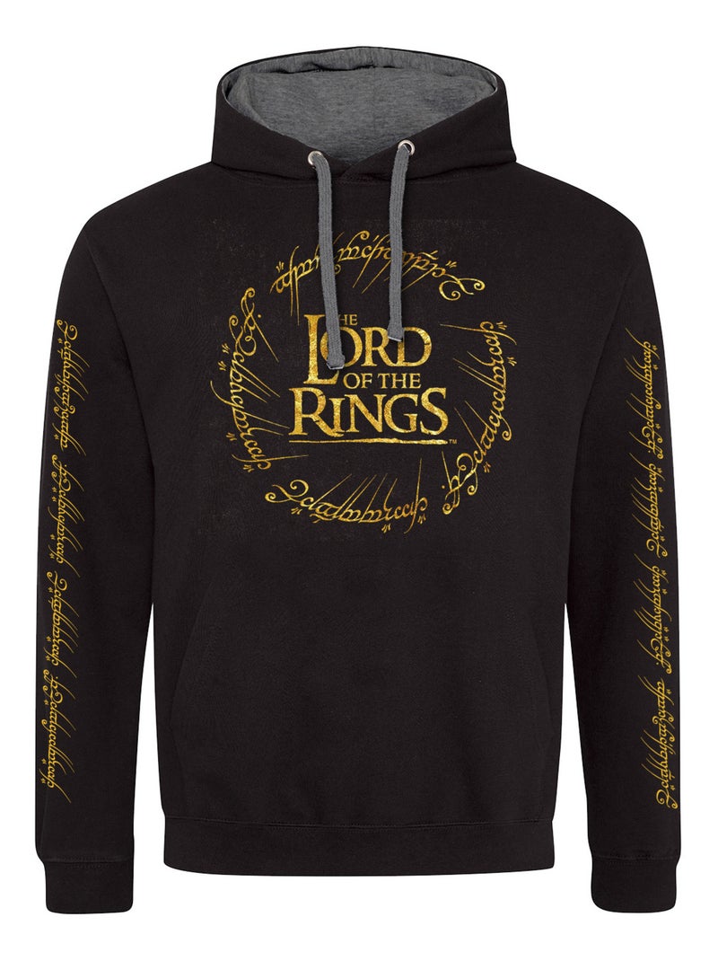 Lord Of The Rings - Sweat à capuche Noir - Kiabi