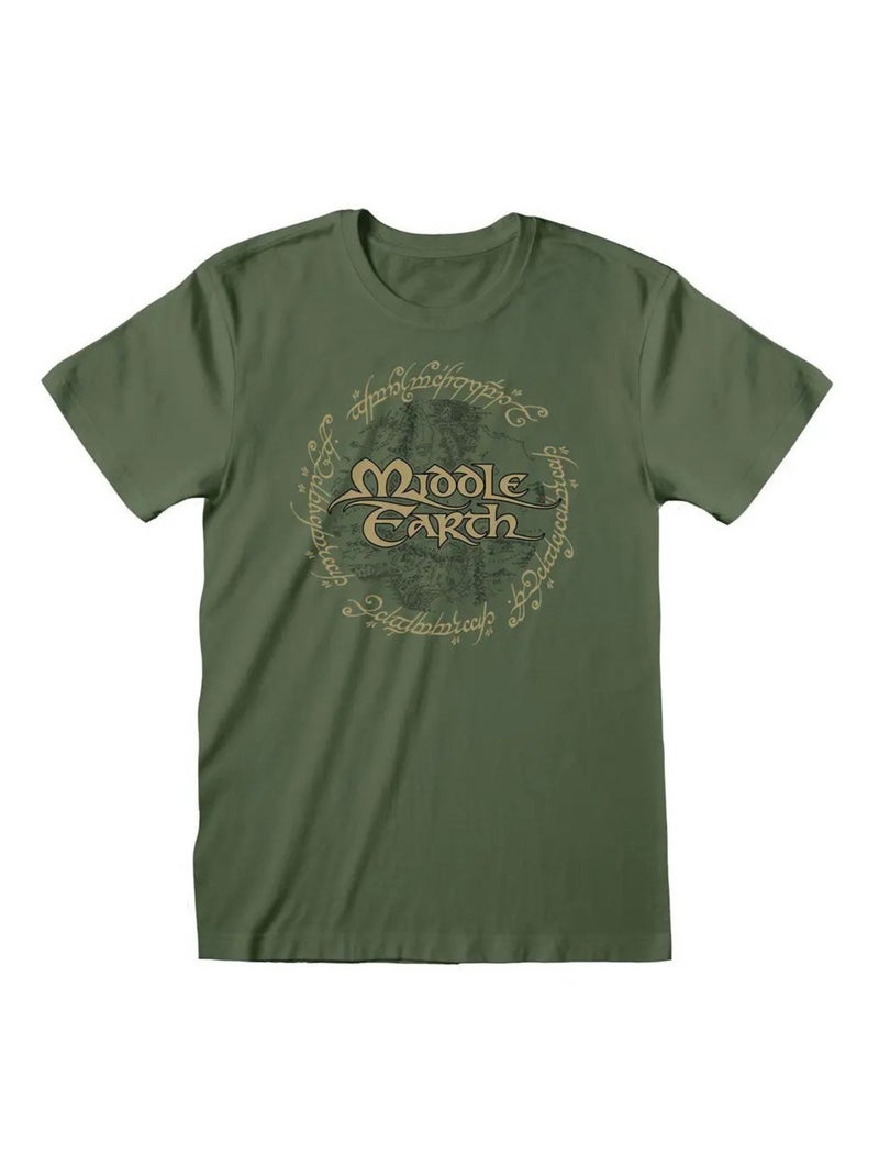 Lord Of The Rings - T-shirt MIDDLE EARTH Vert - Kiabi