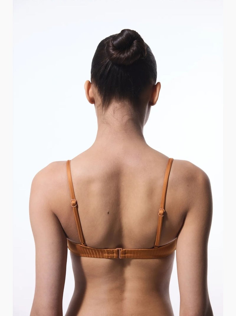Lori haut de bikini triangle penti Camel - Kiabi