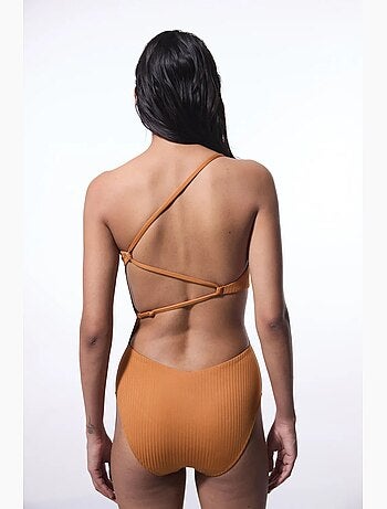 Lori maillot de bain une épaule penti