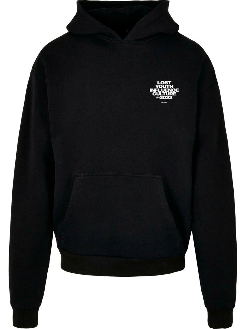 Lost Youth - Sweat à capuche CULTURE Noir - Kiabi