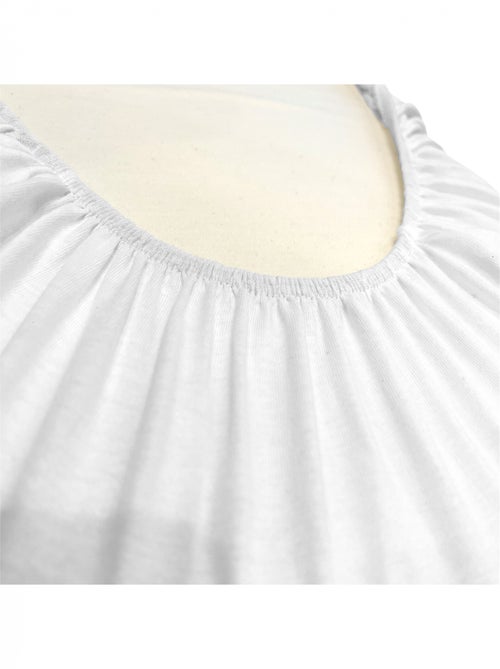 Lot 1 Drap Housse et 1 Alèse 30x80cm pour Couffin, Nacelle - Coton Bio - Kiabi