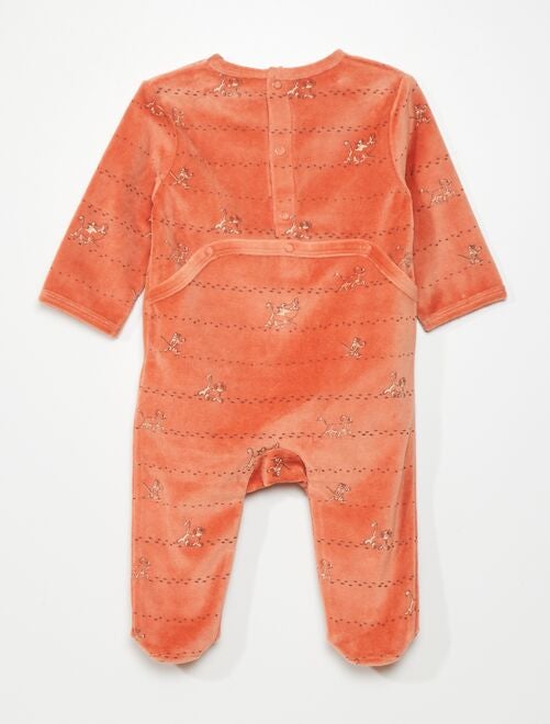 Lot 1 pyjama en velours + 1 body coton 'Simba' - Kiabi