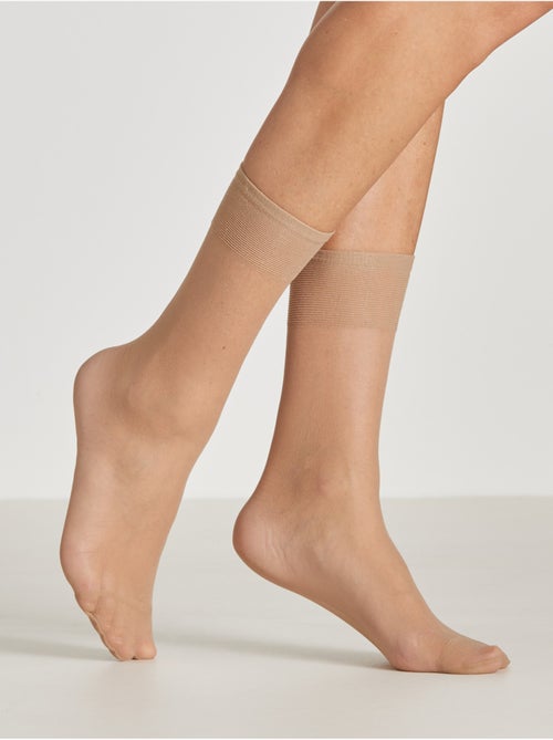 Lot 10 paires mi-chausettes préformées - DAXON - Kiabi