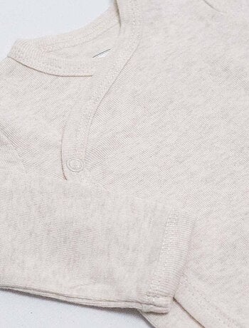 Lot 2 Bodies Ouverture Devant Pour Bébé