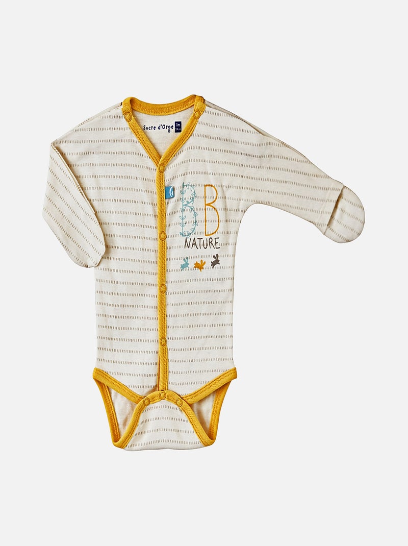 LOT 2 BODY A MOUFLES DELAN Beige - Kiabi