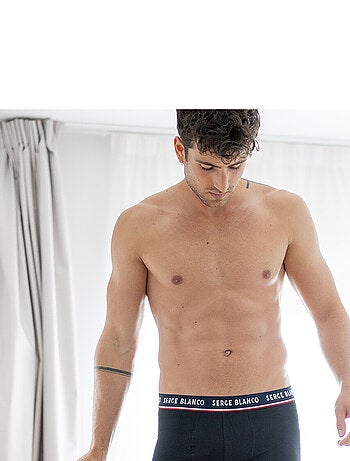 Lot 2 boxers coton homme French Serge Blanco