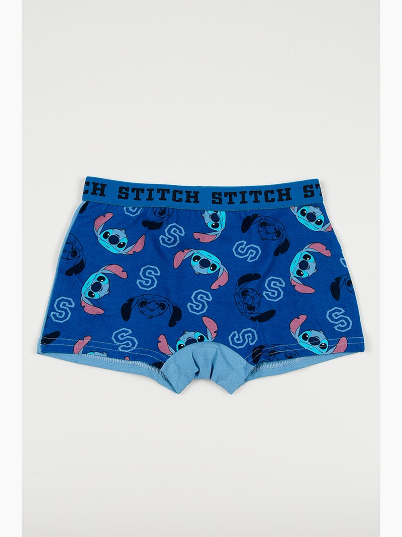 Lot 2 Boxers Lilo & Stitch  | Licence Officielle Bleu - Kiabi