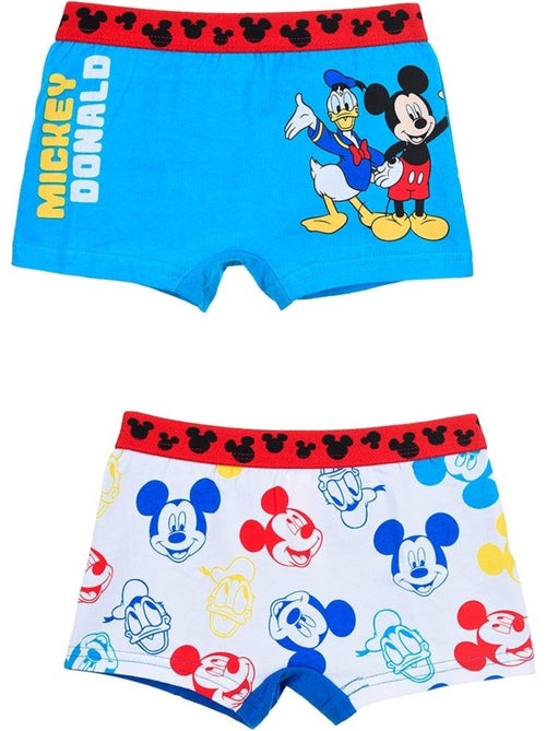 Lot 2 boxers mickey mouse| licence officielle - Kiabi