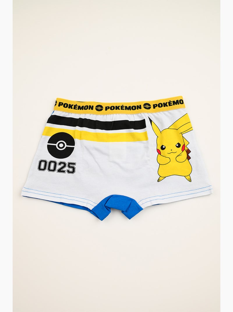 Lot 2 Boxers Pokémon Multicolore| Licence Officielle Bleu Blanc Bleu - Kiabi
