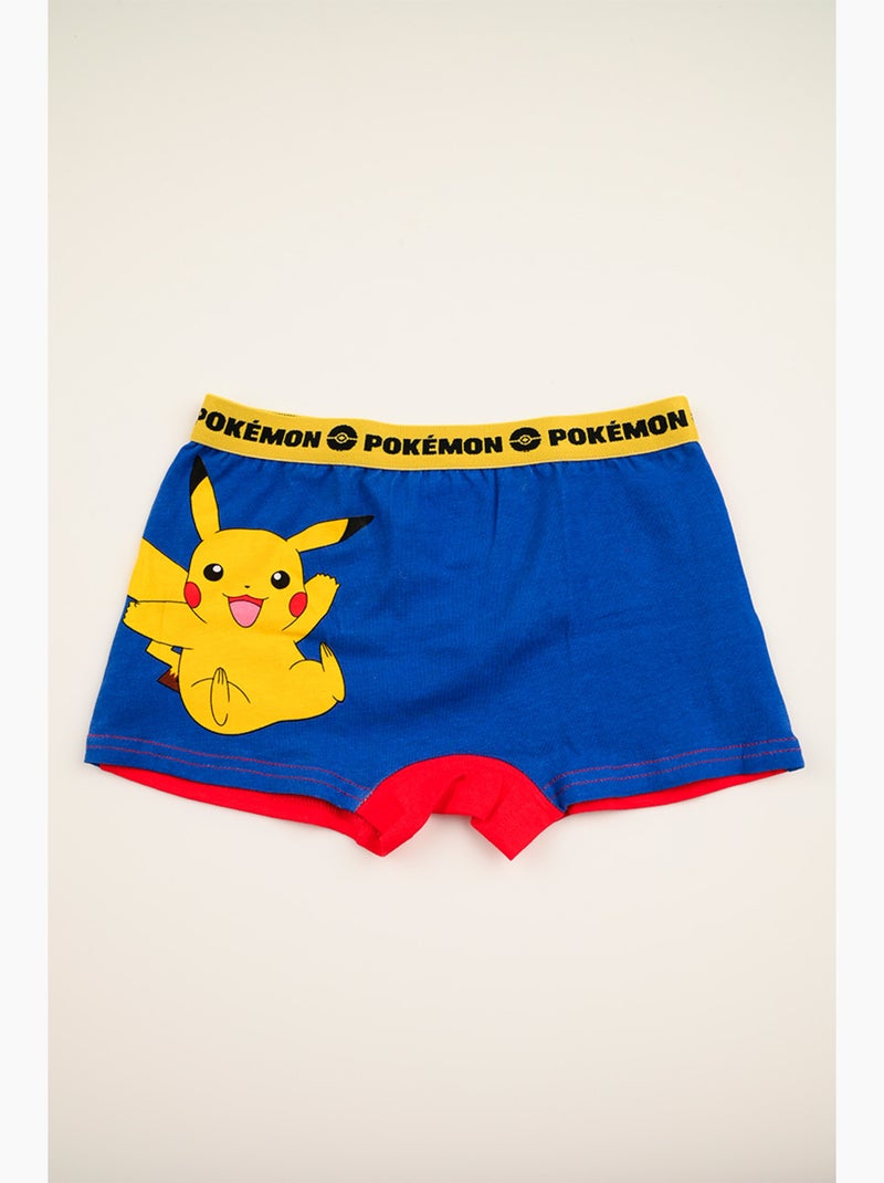 Lot 2 Boxers Pokémon Multicolore| Licence Officielle Bleu Blanc Bleu - Kiabi