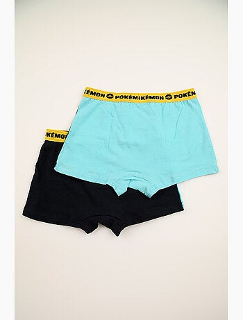 Lot 2 boxers pokémon multicolore| licence officielle