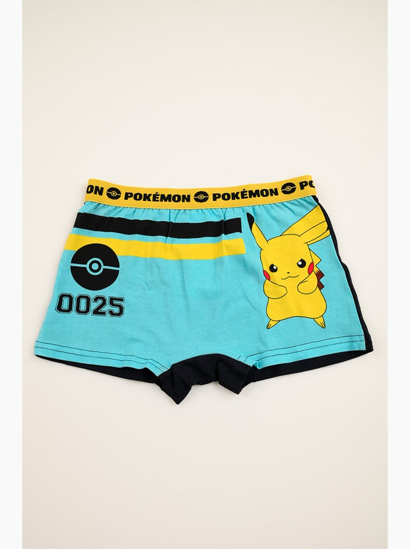 Lot 2 Boxers Pokémon Multicolore| Licence Officielle Gris Bleu - Kiabi