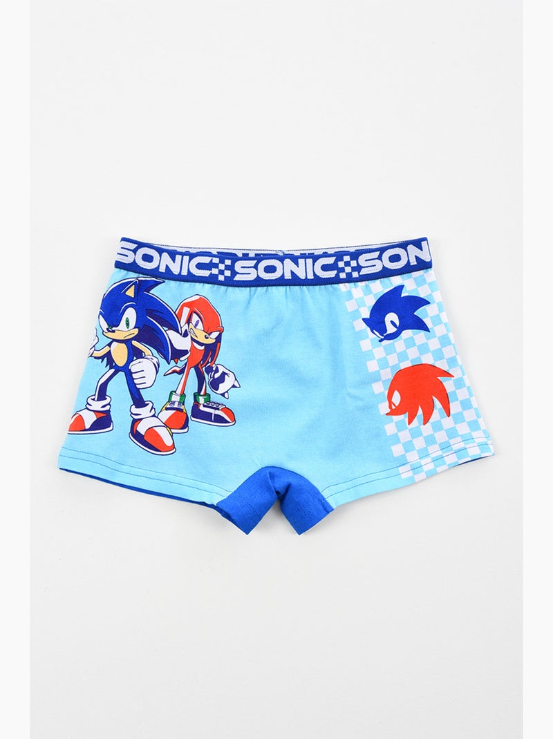 Lot 2 Boxers Sonic  | Licence Officielle Bleu - Kiabi