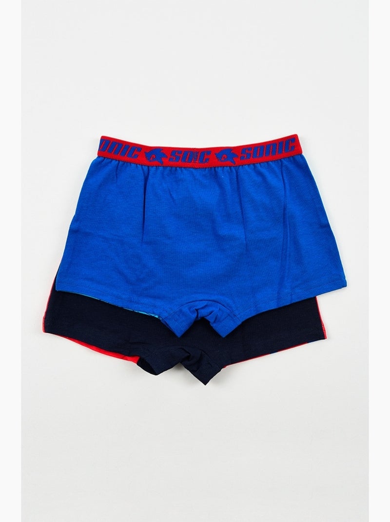 Lot 2 boxers sonic| licence officielle Multicolore - Kiabi