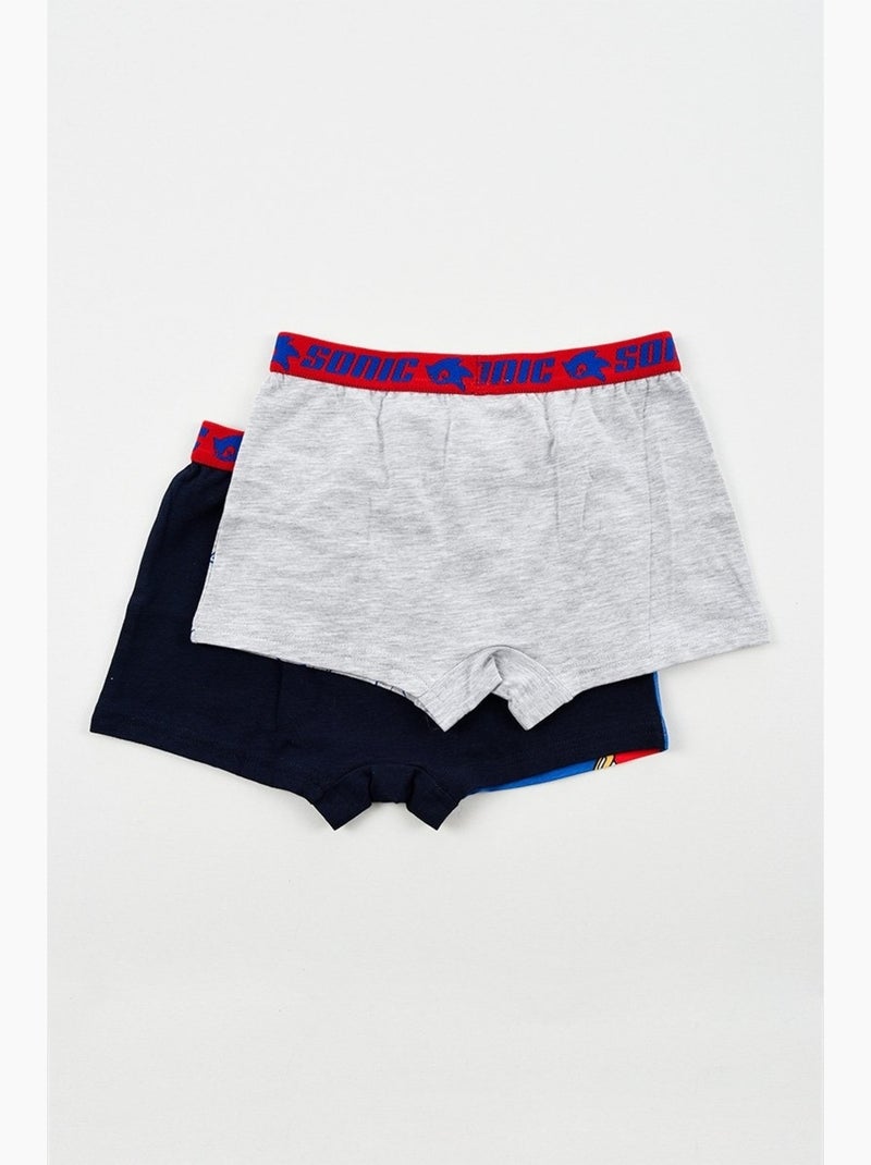 Lot 2 boxers sonic| licence officielle Multicolore - Kiabi
