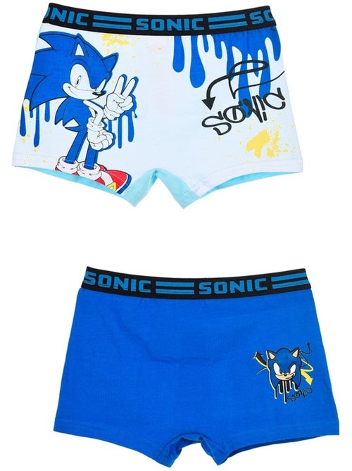 Lot 2 Boxers Sonic| Licence Officielle - Kiabi Lot 2 Boxers Sonic| Licence Officielle - Kiabi