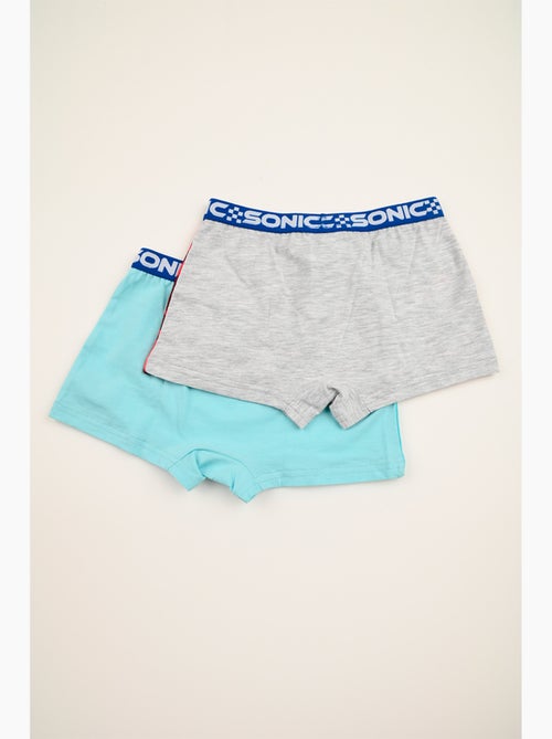Lot 2 Boxers Sonic Multicolore| Licence Officielle - Kiabi