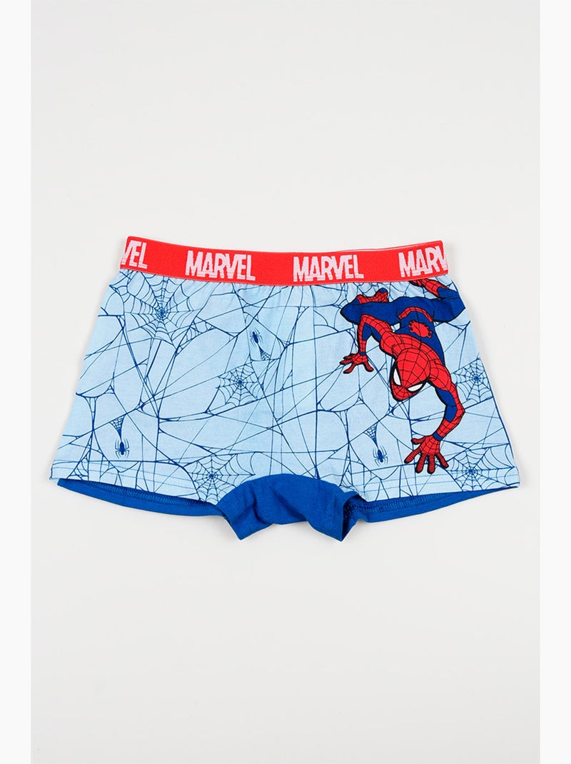 Lot 2 Boxers Spider-Man  | Licence Officielle Bleu - Kiabi