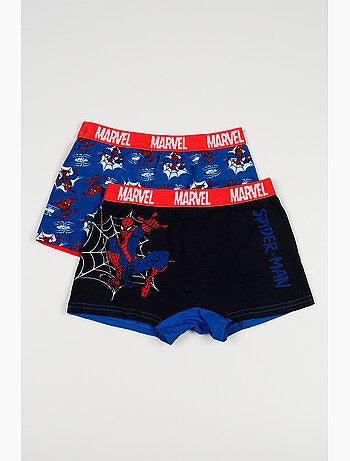 Lot 2 Boxers Spider-Man Multicolore| Licence Officielle