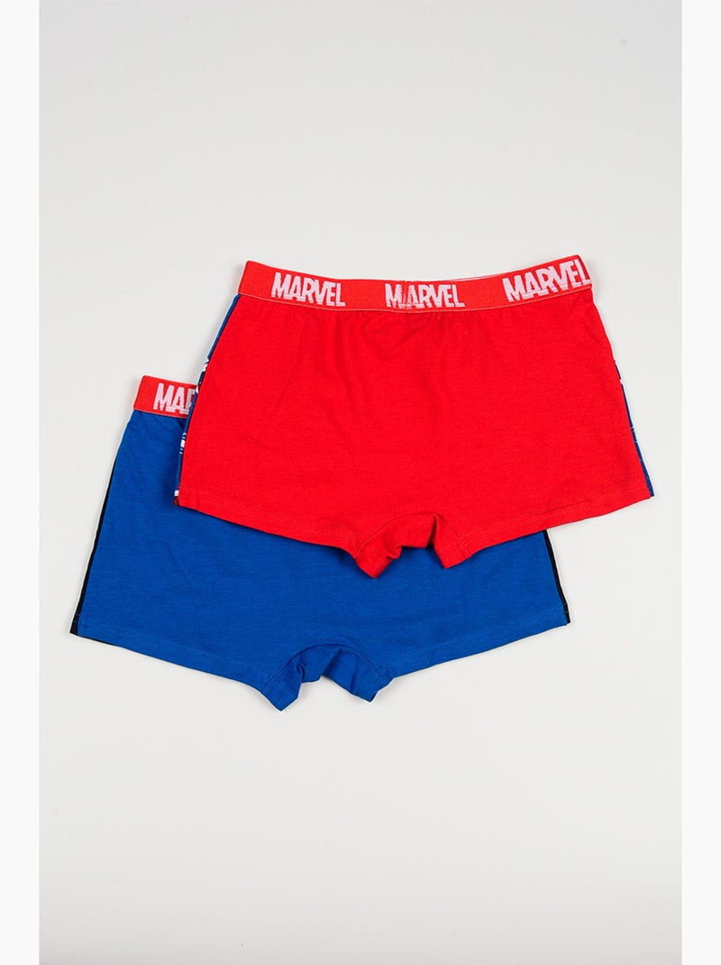 Lot 2 Boxers Spider-Man Multicolore| Licence Officielle Bleu marine - Kiabi