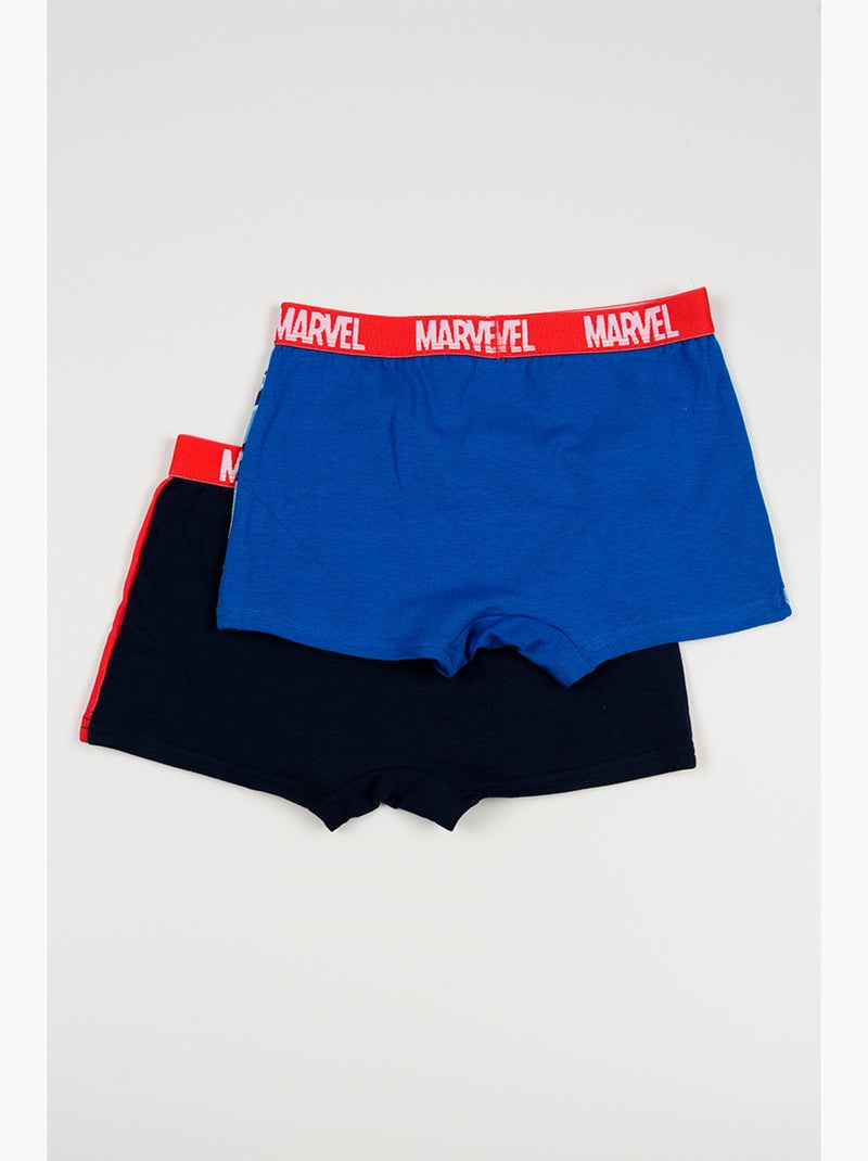 Lot 2 Boxers Spider-Man Multicolore| Licence Officielle Rouge - Kiabi