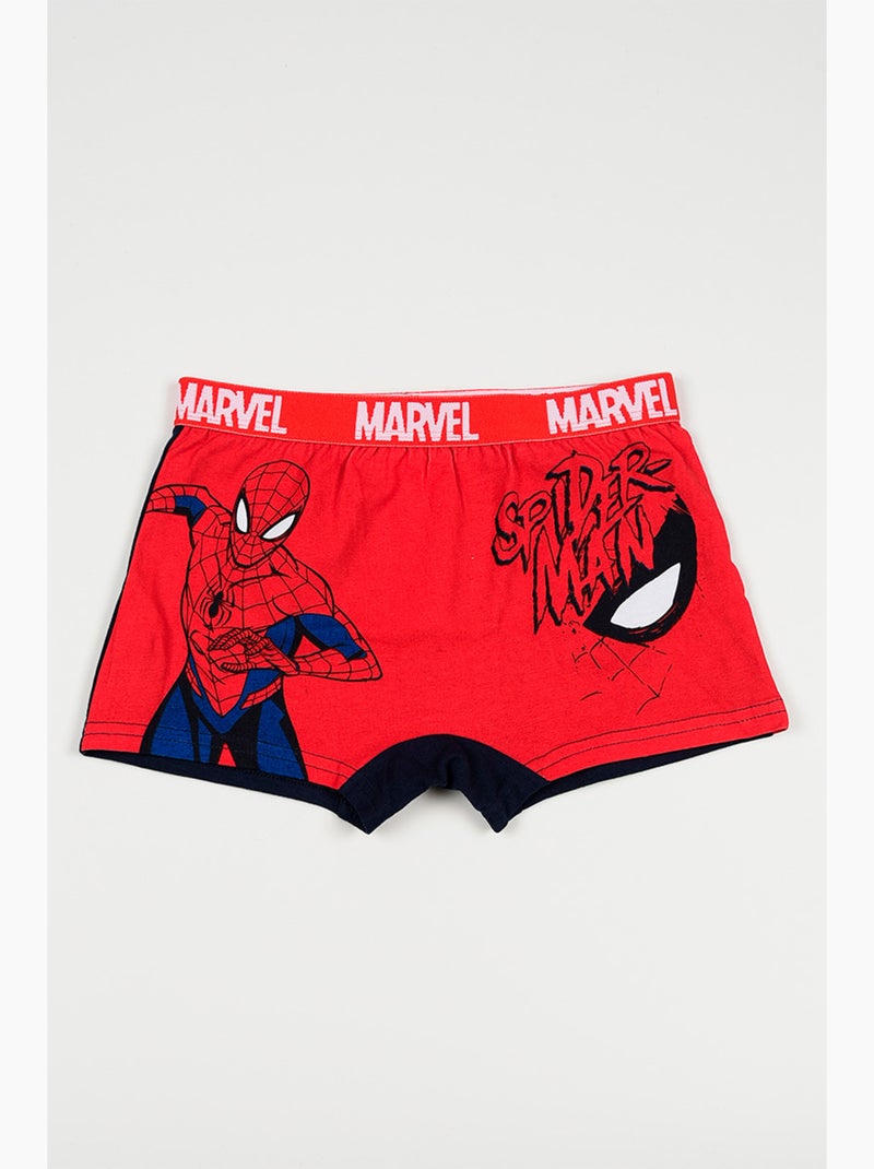 Lot 2 Boxers Spider-Man Multicolore| Licence Officielle Rouge - Kiabi
