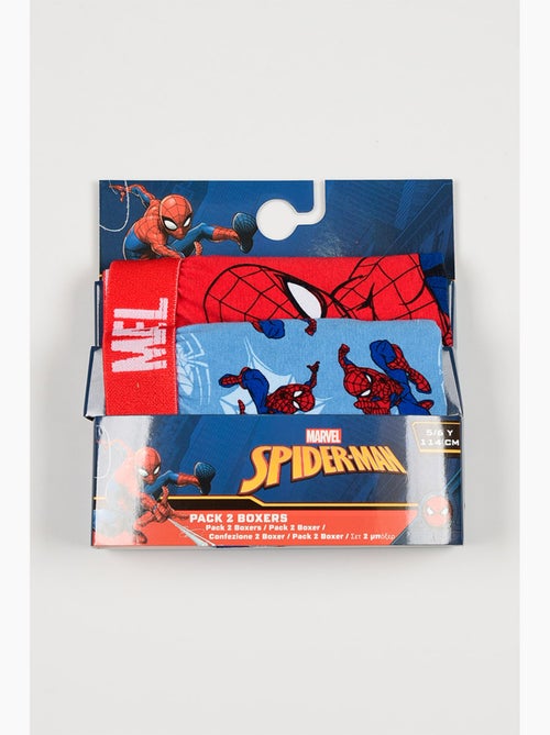 Lot 2 Boxers Spider-Man Multicolore| Licence Officielle - Kiabi