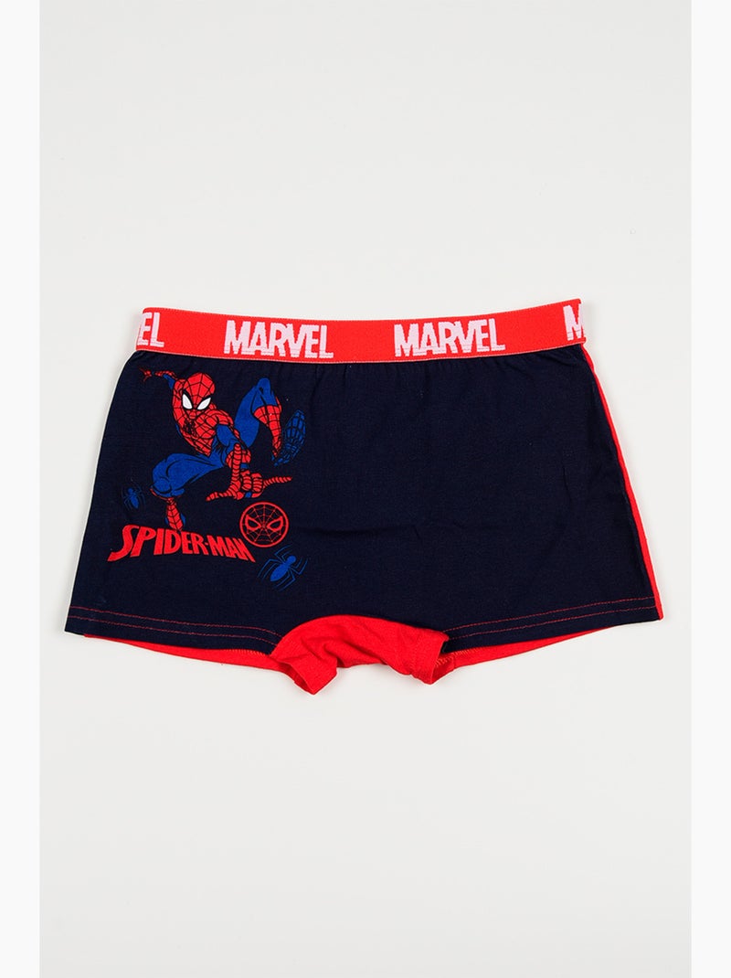 Lot 2 Boxers Spider-Man Multicolore| Licence Officielle Rouge - Kiabi
