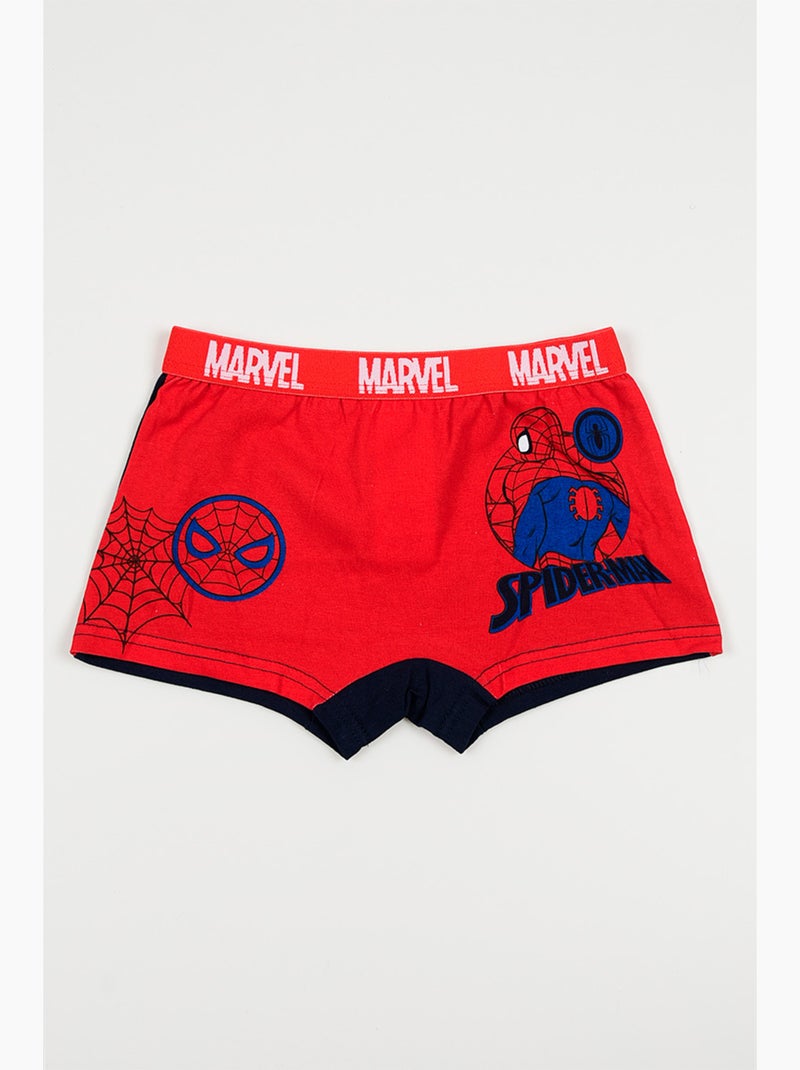 Lot 2 Boxers Spider-Man Multicolore| Licence Officielle Rouge - Kiabi