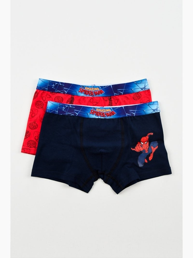 Lot 2 Boxers Spiderman| Licence Officielle Multicolore - Kiabi