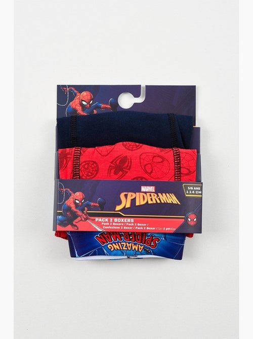 Lot 2 Boxers Spiderman| Licence Officielle - Kiabi